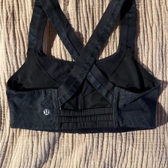 Black Lululemon Sports Bra - Picture 2 of 5
